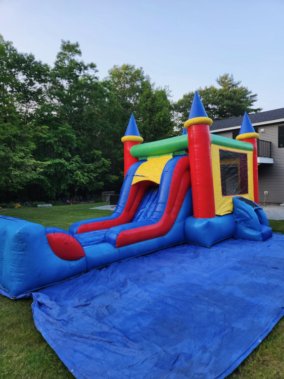 Castle Water Slide with Stopper